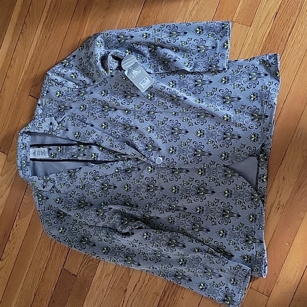 New Disney the haunted mansion glow in the dark wallpaper blazer sport jacket